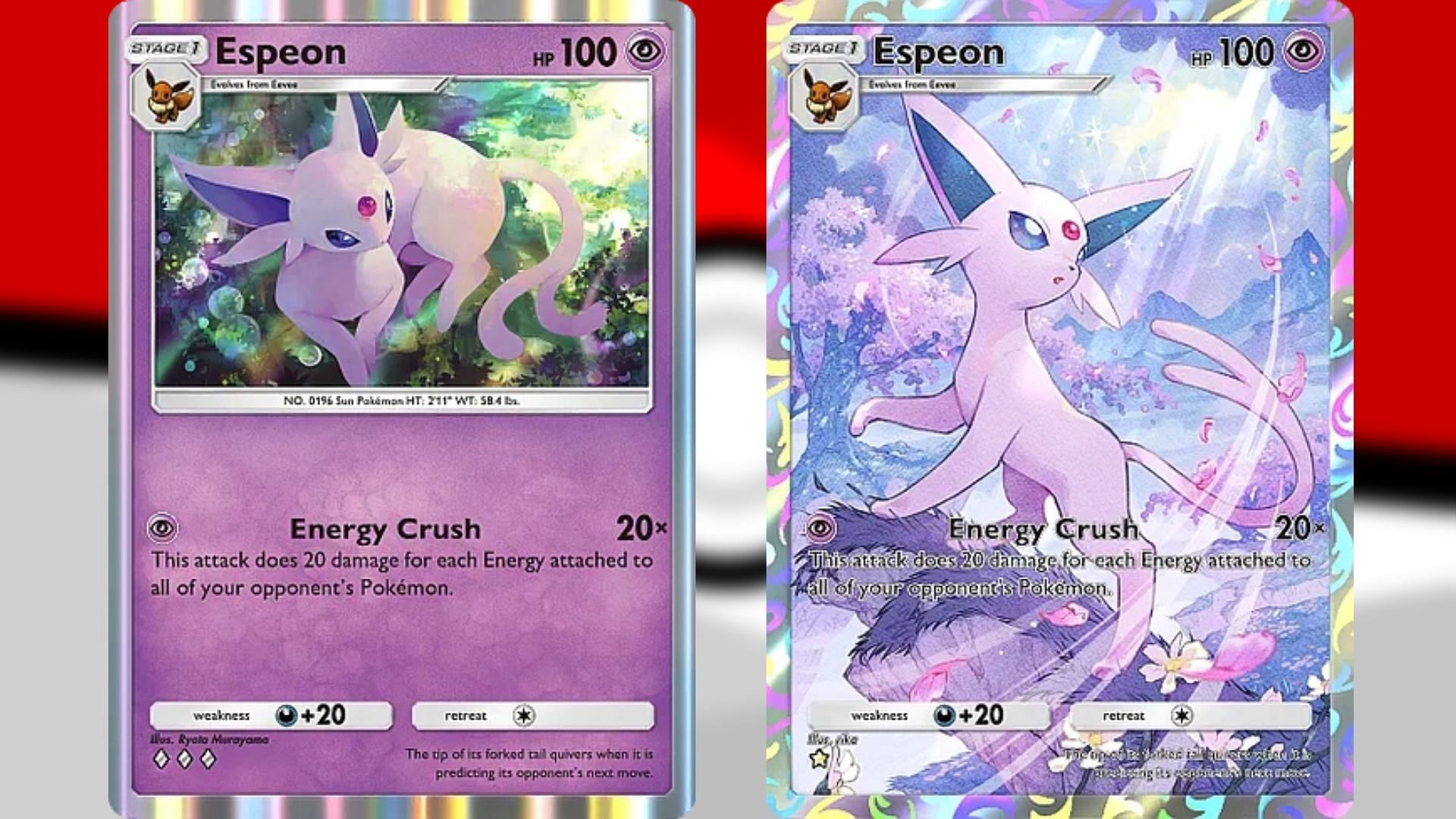 All Espeon variants in Eevee Grove (Image via TPC)